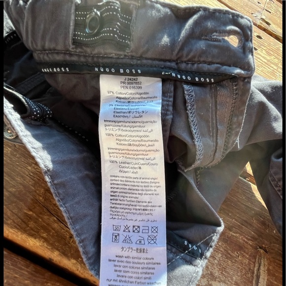 EUC Hugo Boss Chino Trouser. Kids Size 4-102. Grey - Picture 10 of 12